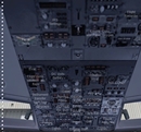 thumbnail to a view of how the Boeing 737-400 upper panel is where most of the plane's systems are to be set!