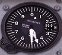 a view of a GA plane's altimeter