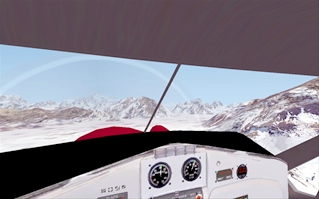 Un des De Havilland DHC-2 Beaver MKI sur skis qui assure le transfert des cargaisons et des alpinistes  destination du camp de base pour l'ascension du mont McKinley, en Alaska