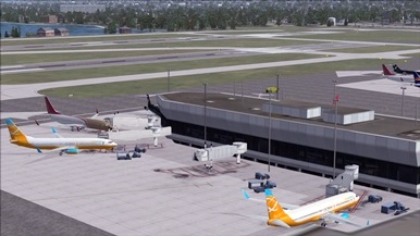 Airports' tarmacs are now default-populated!