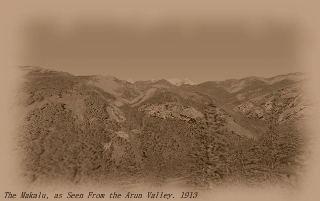 The Makalu in 1913, an illustration for the tale The Himalayas Conquered by Plane!