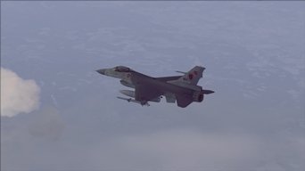 archives de l'Image du jour: Patrouille OTAN  la frontire
Grce-Bulgarie. voyez notre transparence corrige pour la verrire des F-16 pour FSX de type Viperden  (image publie le 17/12/2014)