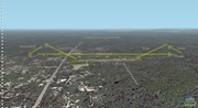 thumbnail to a view of the standard airport traffic pattern